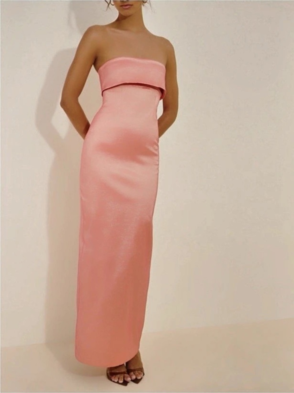 Hansen & Gretel Julia Taffeta Maxi Dress size m
